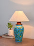 Blue Pottery Handiya Lamp (Without Lampshade)